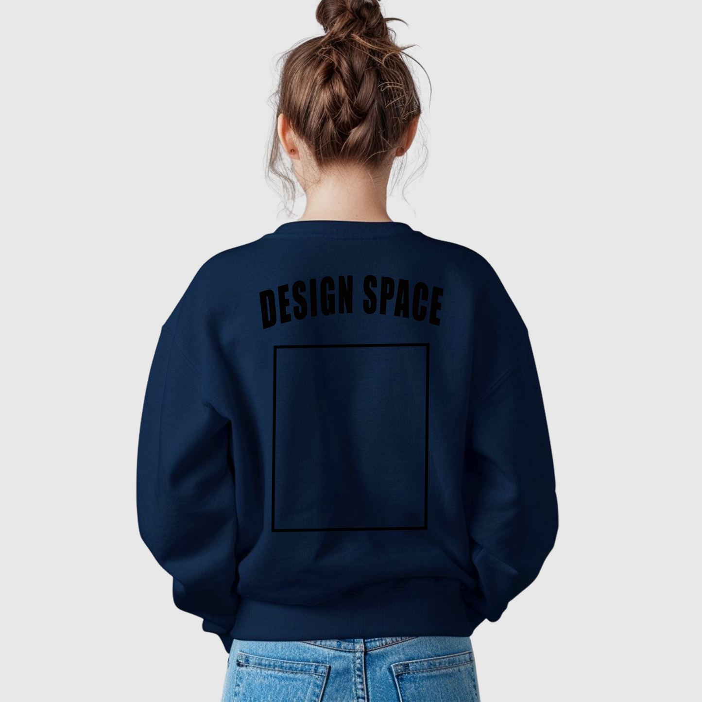 Classic Navy Blue Crewneck Sweater