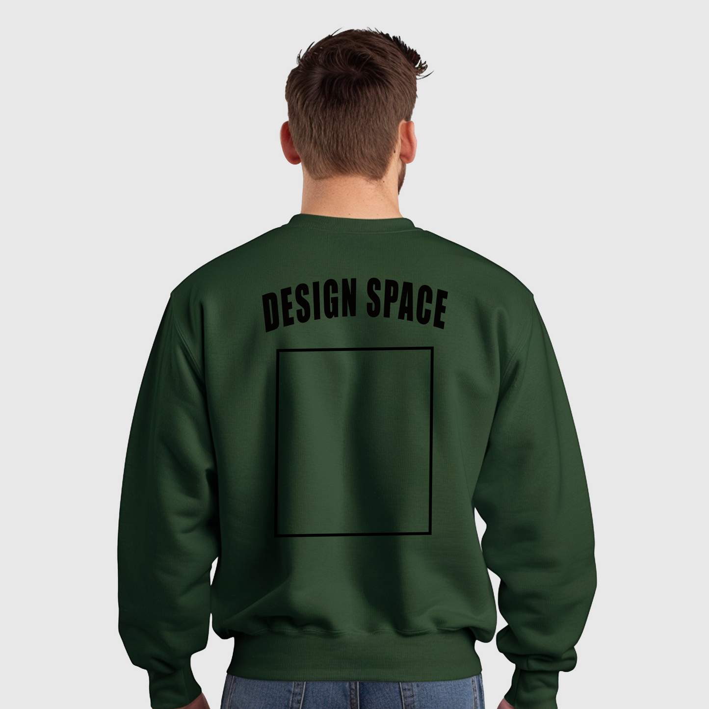 Classic Forest Green Crewneck Sweater