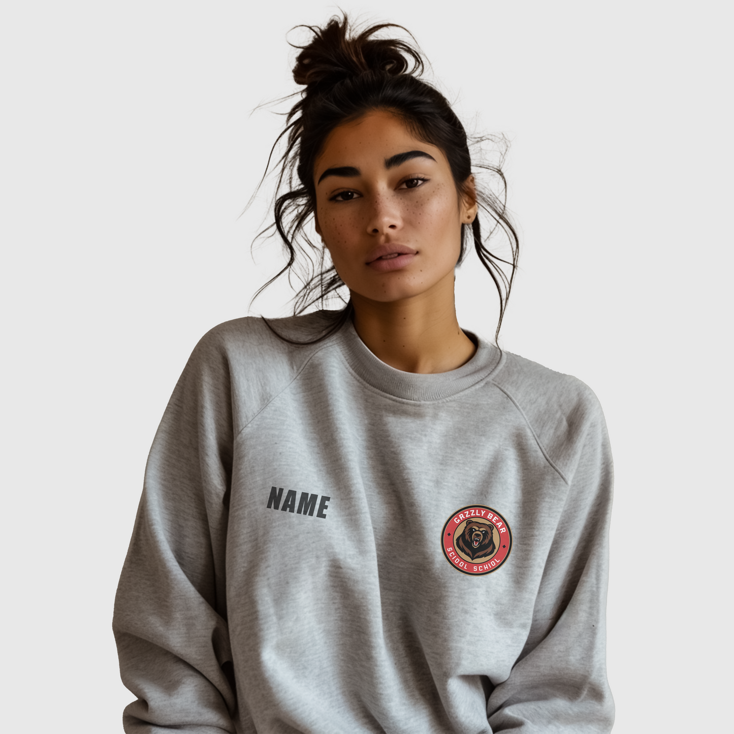 Classic Sports Grey Crewneck Sweater