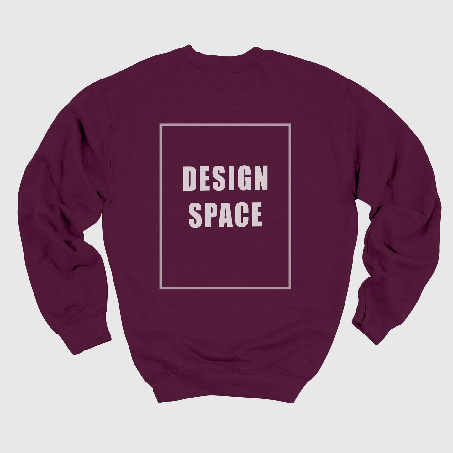 Classic Maroon Crewneck Sweater