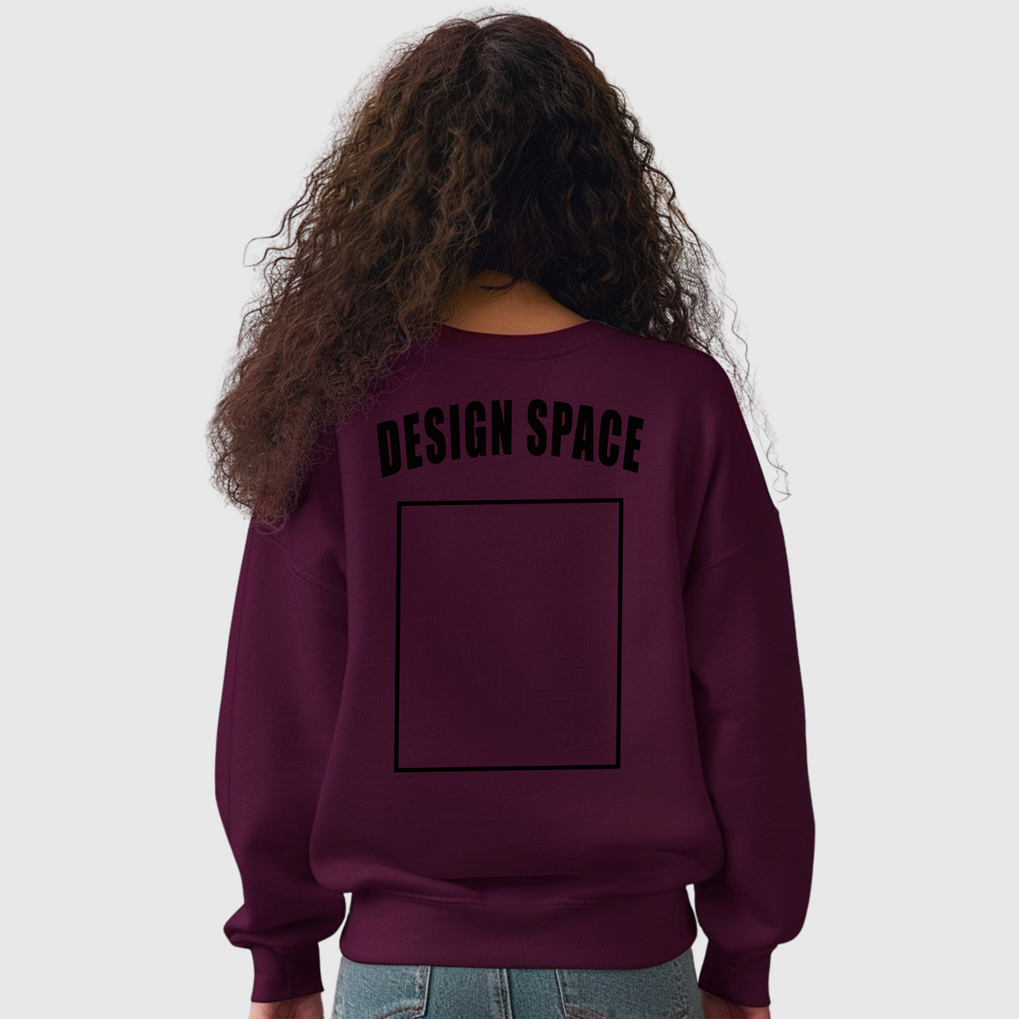 Classic Maroon Crewneck Sweater