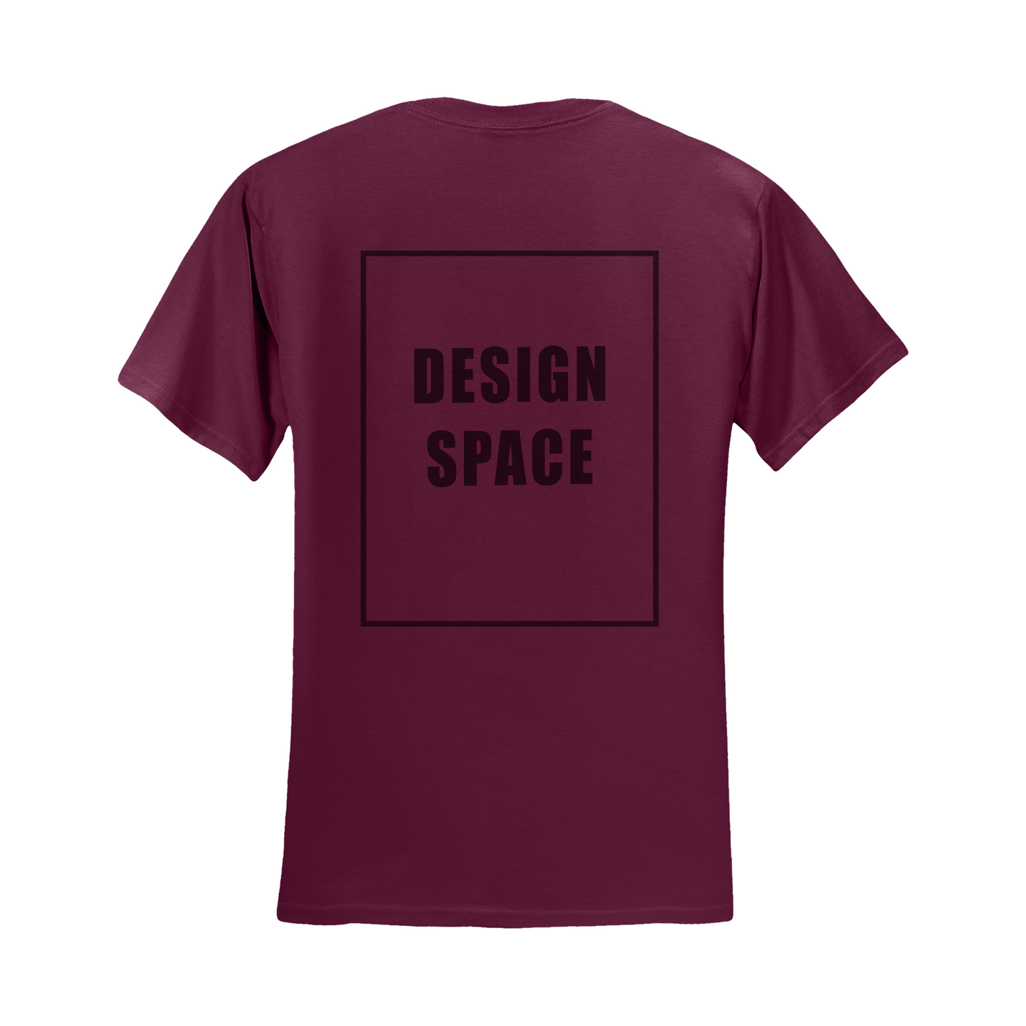 Classic Maroon Microfiber T-Shirt