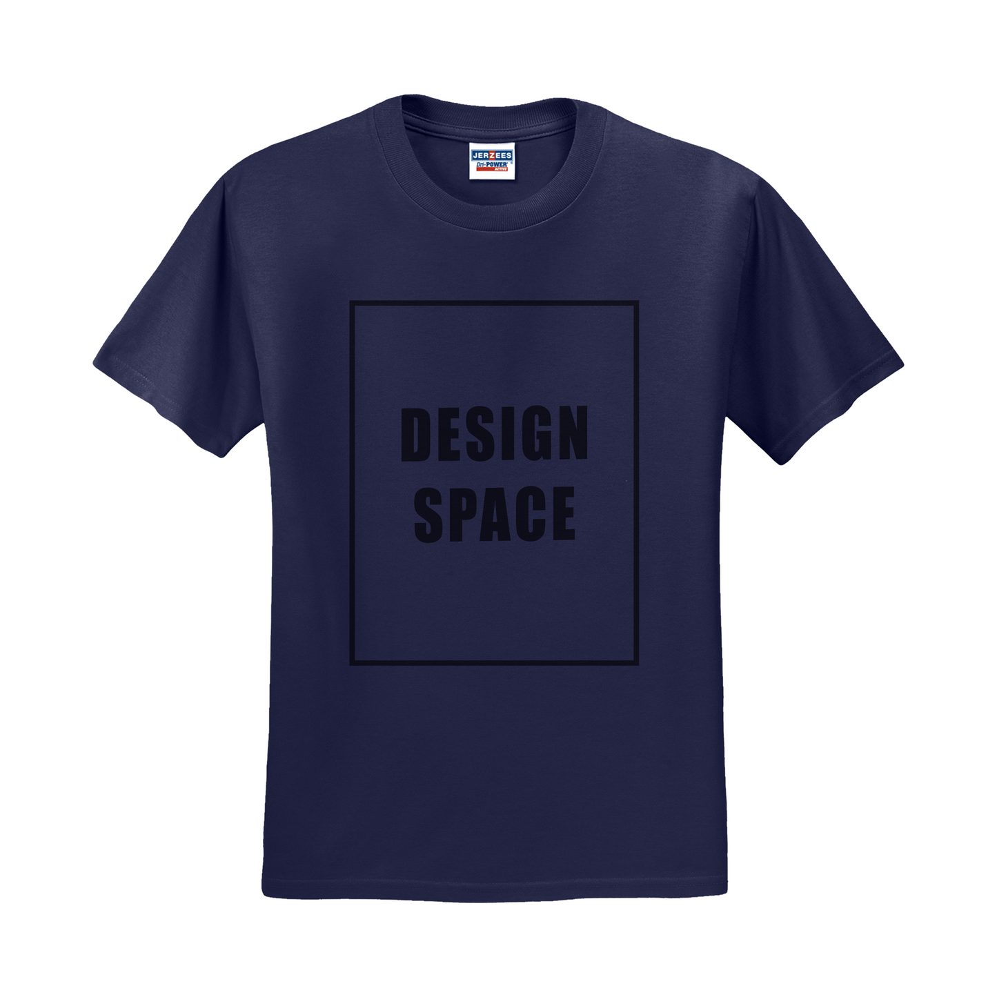 Classic Navy Blue Microfiber T-Shirt