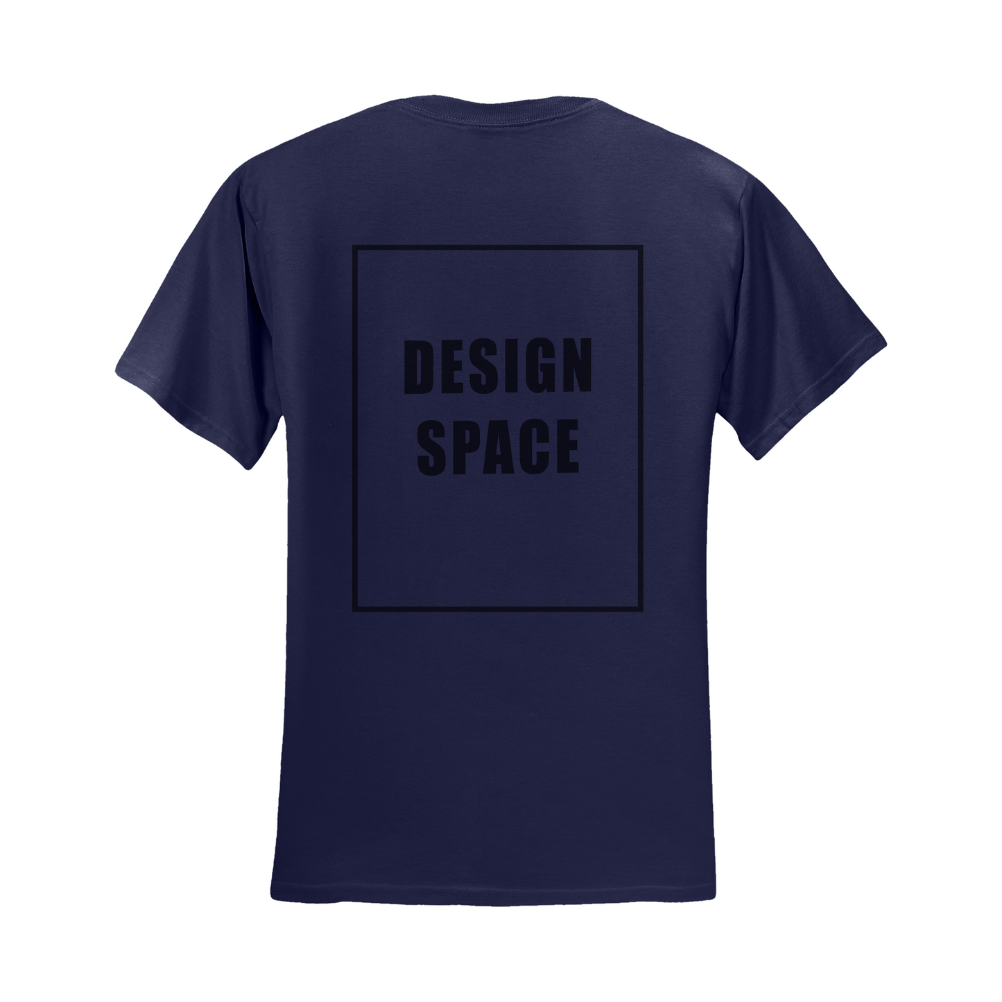 Classic Navy Blue Microfiber T-Shirt